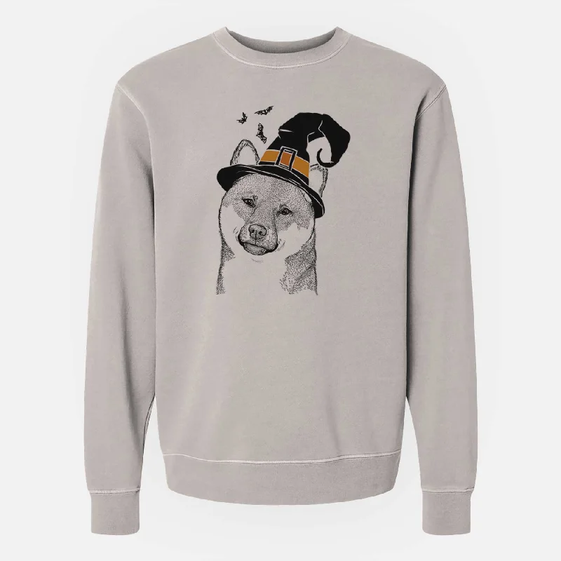 Reduced Prices fitness lifestyle hoodieWitch Yakuza the Shiba Inu - Unisex Pigment Dyed Crew Sweatshirt Reduced Prices fitness lifestyle hoodieWitch Yakuza the Shiba Inu - Unisex Pigment Dyed Crew Sweatshirt