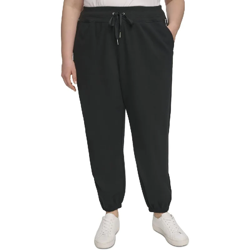 Clearance Event Calvin Klein Performance Womens Plus Drawstring Pocket Sweatpants