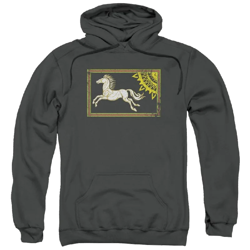 Deal Explosion fitted hoodieLord of the Rings Rohan Banner Pullover Hoodie