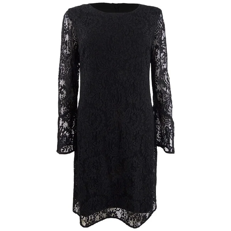 Can't Miss tiered dressAnne Klein Women's Lace Jewel Neck Sheath Dress (2, Anne Black)