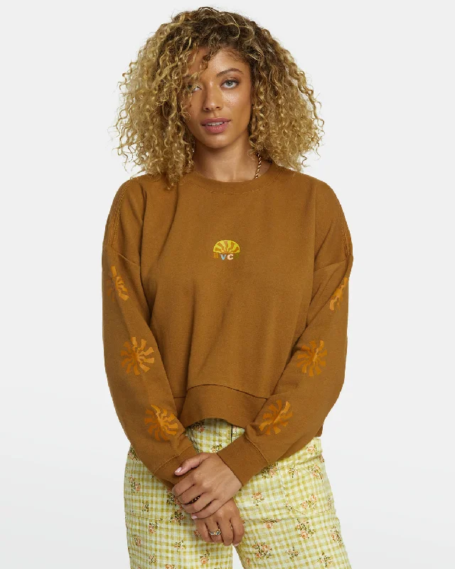 Customer Appreciation Sale Shine Cropped Sweatshirt - Sienna