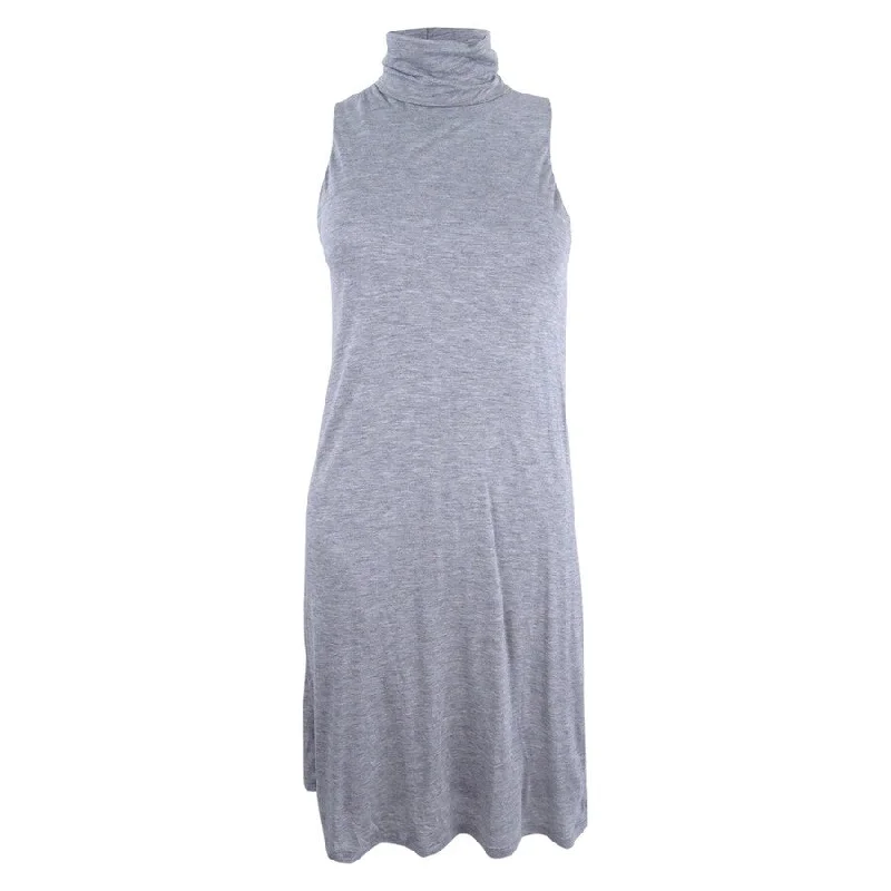Extra Savings modern dresskensie Women's Sleeveless Turtleneck Dress (XS, Heather Grey) Extra Savings modern dresskensie Women's Sleeveless Turtleneck Dress (XS, Heather Grey)