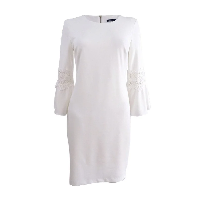 Bargain Blast stylish party dressTommy Hilfiger Women's Lace-Trim Sheath Dress (4, Ivory) Bargain Blast stylish party dressTommy Hilfiger Women's Lace-Trim Sheath Dress (4, Ivory)