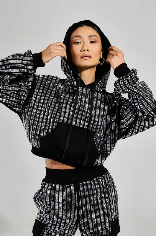Today Only MELINA EMBELLISHED HOODED SWEATSHIRT