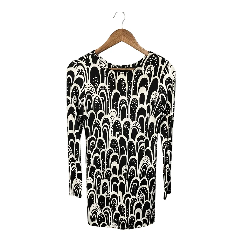 Price Buster chic dressDress Casual Midi By Julie Brown In Black & White, Size: M