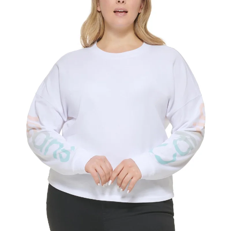 Midnight Sale Calvin Klein Jeans Womens Logo Crewneck Pullover Sweater