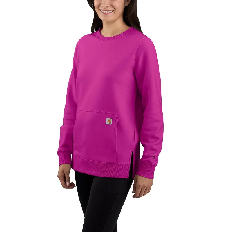 Weekend Deal 'Carhartt' Women's Force® Lightweight Sweatshirt - Magenta Agate