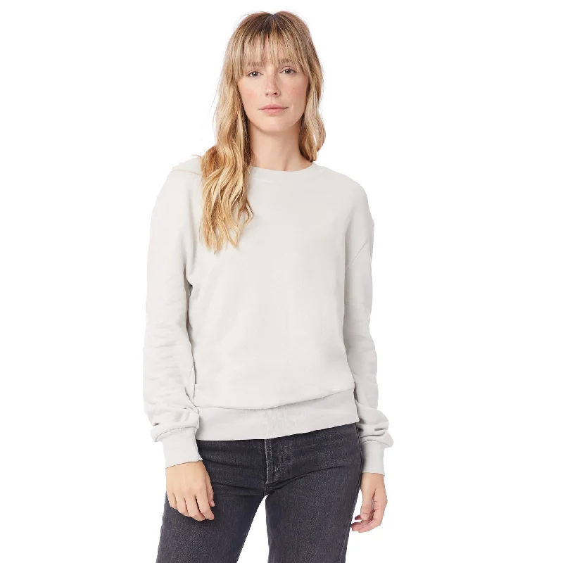Customer Appreciation Sale Throwback Washed Terry Sweatshirt (Light Grey)