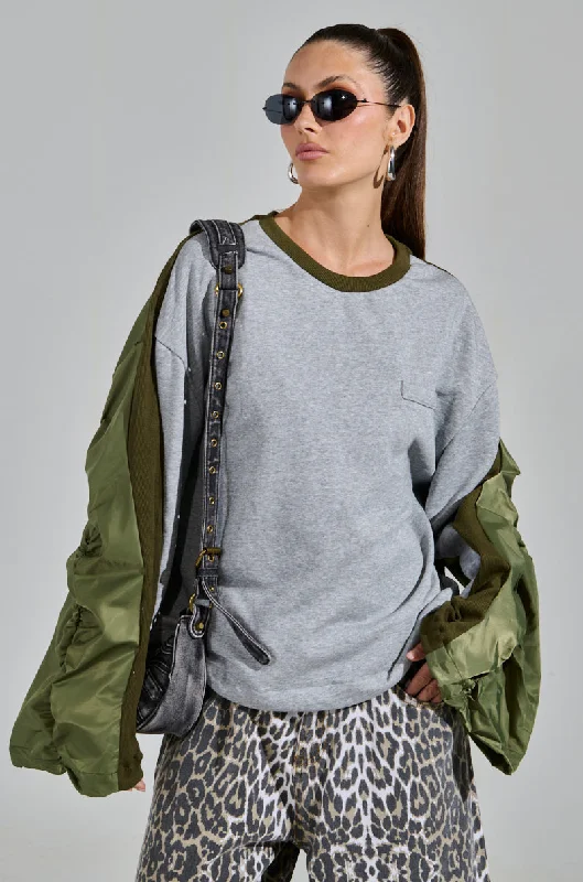 Daily Specials UNTOUCHABLE LONG SLEEVE CREW NECK SWEATSHIRT