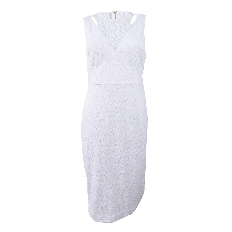 Early Access trendy bodycon dressCalvin Klein Women's Layered Lace Sheath Dress