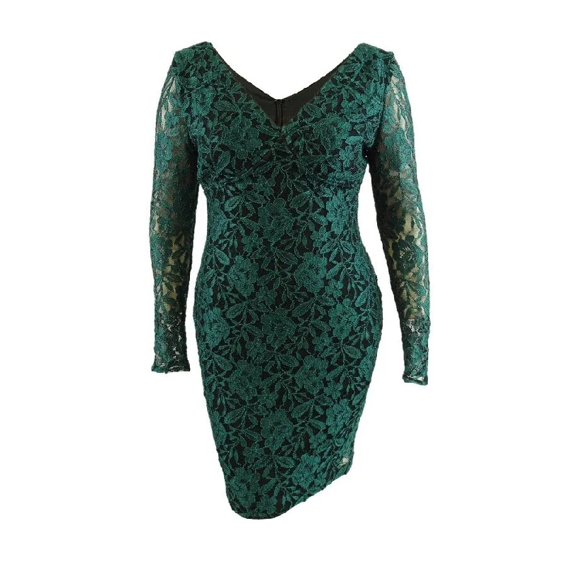 Special Buy sleek dressGuess Women's Lace Long Sleeve Body Con Dress (16, Emerald/Black) Special Buy sleek dressGuess Women's Lace Long Sleeve Body Con Dress (16, Emerald/Black)