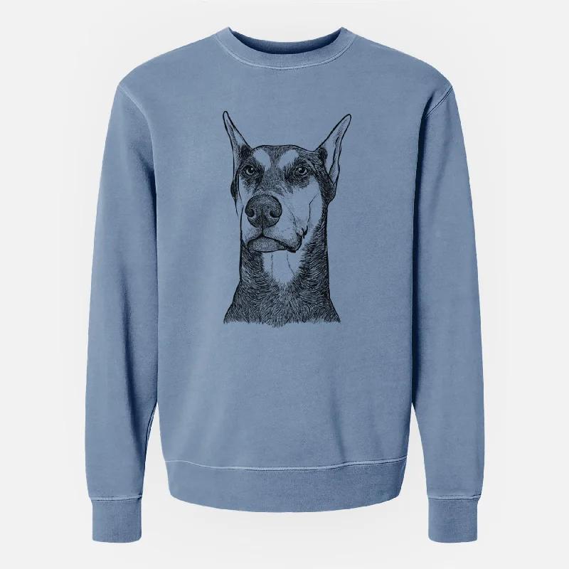 Daily Deals breathable gym hoodieBare Zeus the Doberman Pinscher - Unisex Pigment Dyed Crew Sweatshirt Daily Deals breathable gym hoodieBare Zeus the Doberman Pinscher - Unisex Pigment Dyed Crew Sweatshirt