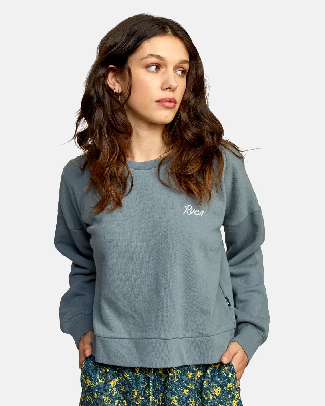 Limited Time Offer Scrypt Pullover Sweatshirt - Stormy Blue