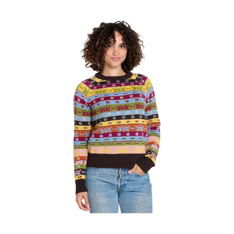 Deal Dash Toad & Co Women's Cazadero Crew Sweater - Boysenberry - ONLINE STORE CREDIT/EXCHANGE ONLY Deal Dash Toad & Co Women's Cazadero Crew Sweater - Boysenberry - ONLINE STORE CREDIT/EXCHANGE ONLY