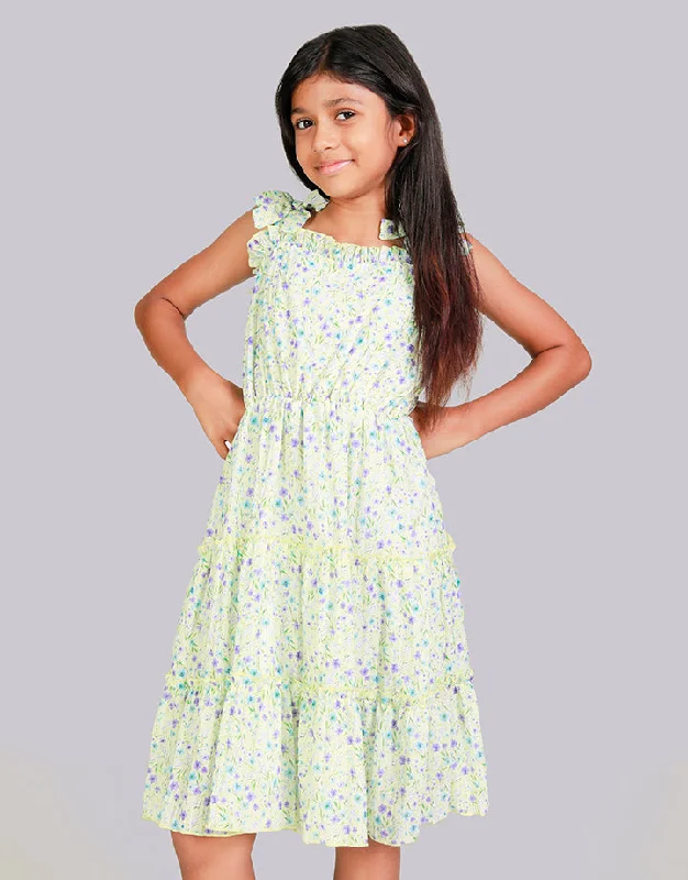 Can't Be Beat statement dressKids Printed Strappy Dress