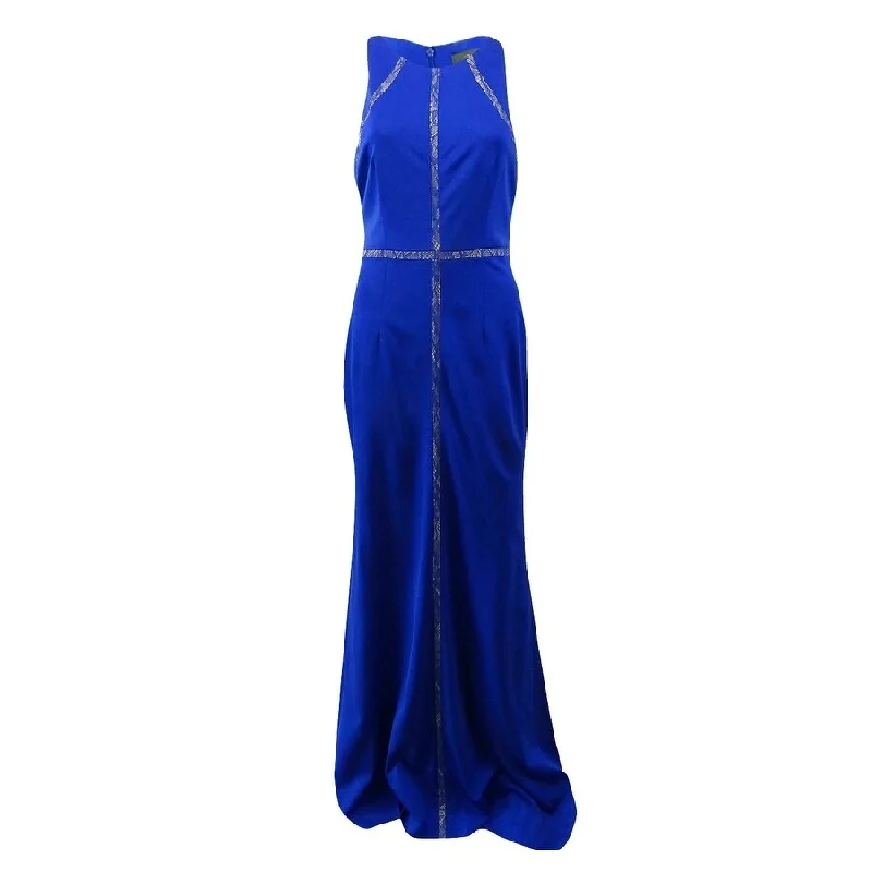 Time-Limited Offer modern dressAdrianna Papell Women's Lace-Trim Gown