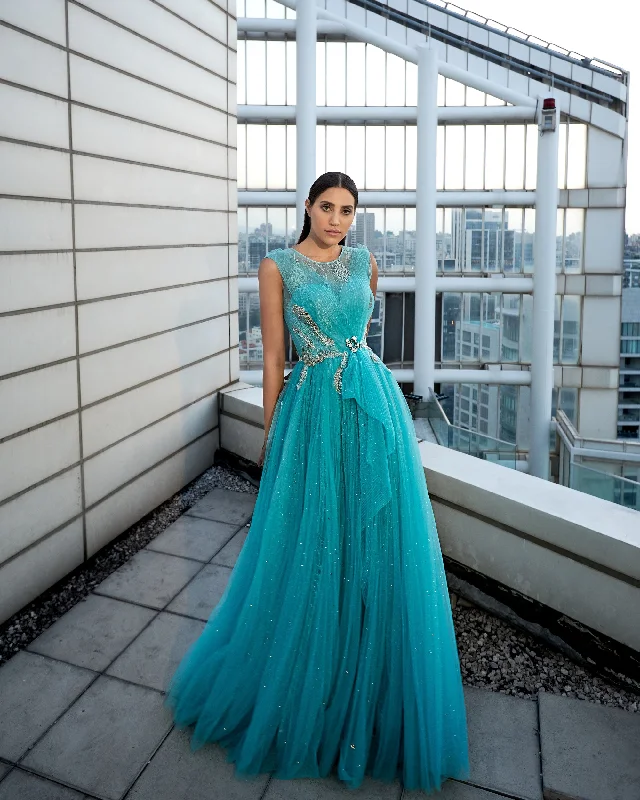 Special Price draped dressMODESSA COUTURE M20332 DRESS