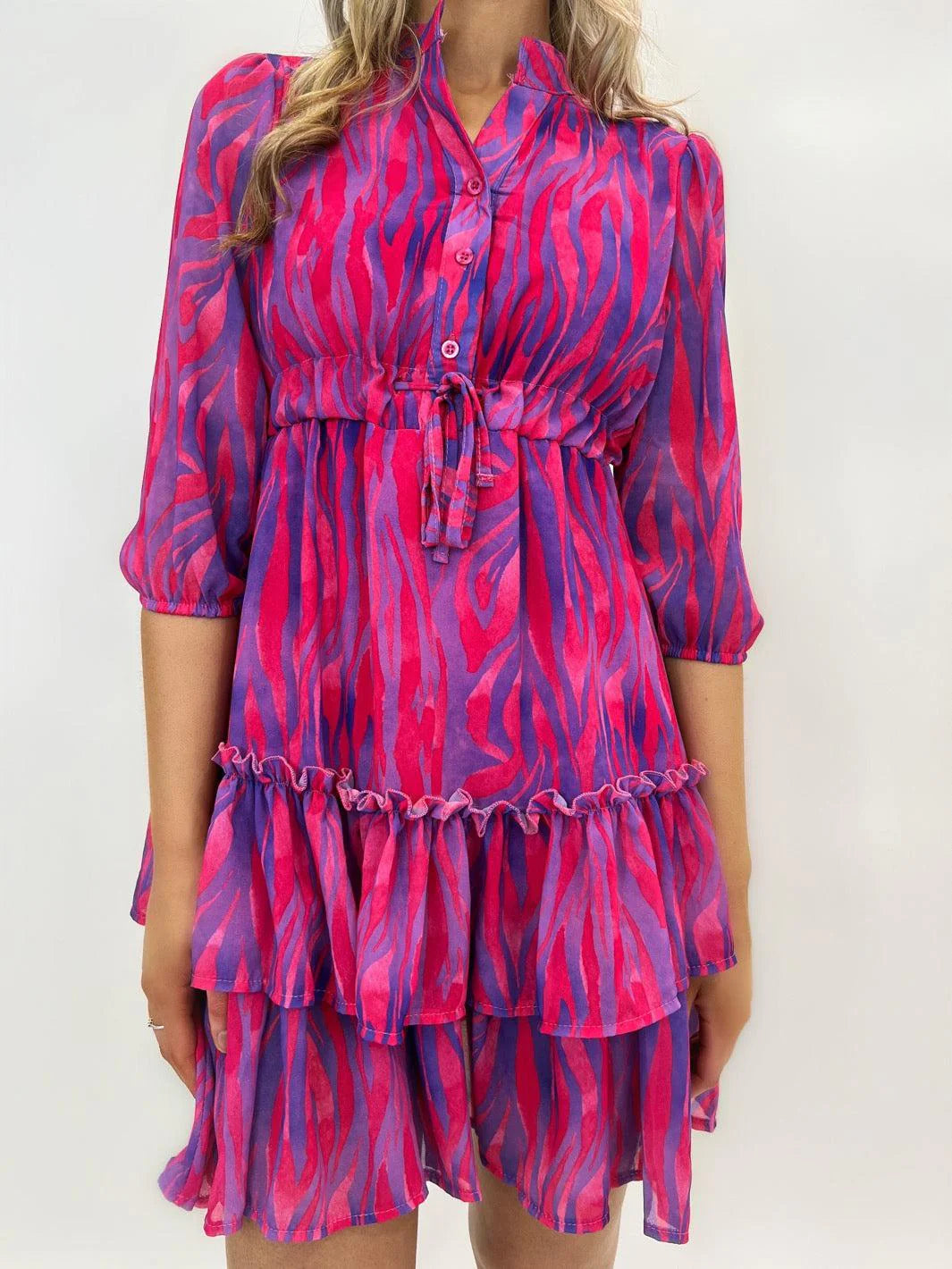 Clearance Sale party-ready dressThe Latina Mini Dress (Pink)