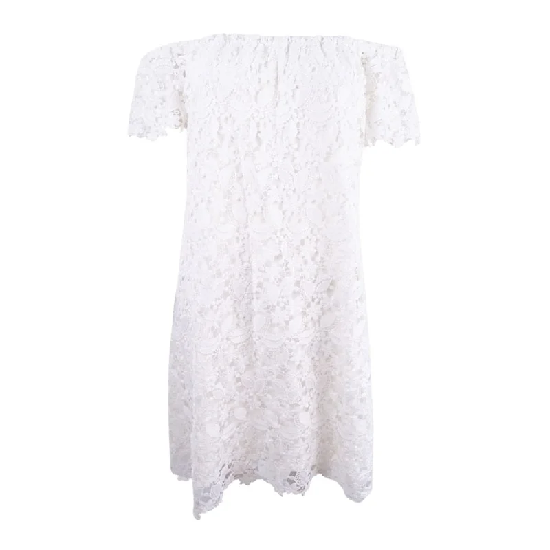 Year-End Clearance summer floral dressLauren by Ralph Lauren Women's Lace Off-Shoulder Dress Year-End Clearance summer floral dressLauren by Ralph Lauren Women's Lace Off-Shoulder Dress