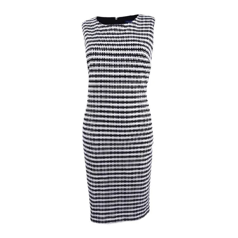 Incredible Offers sleek dressTommy Hilfiger Women's Sleeveless Knit Sheath Dress