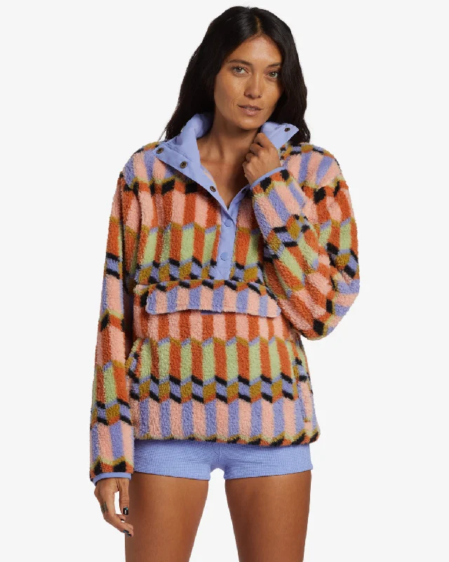 Big Discounts Switchback Mock Neck Fleece - Multi
