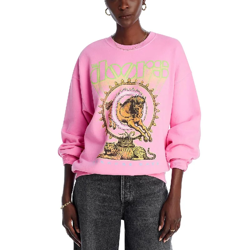 Stock Clearance Daydreamer Womens The Doors Crewneck Printed Sweatshirt