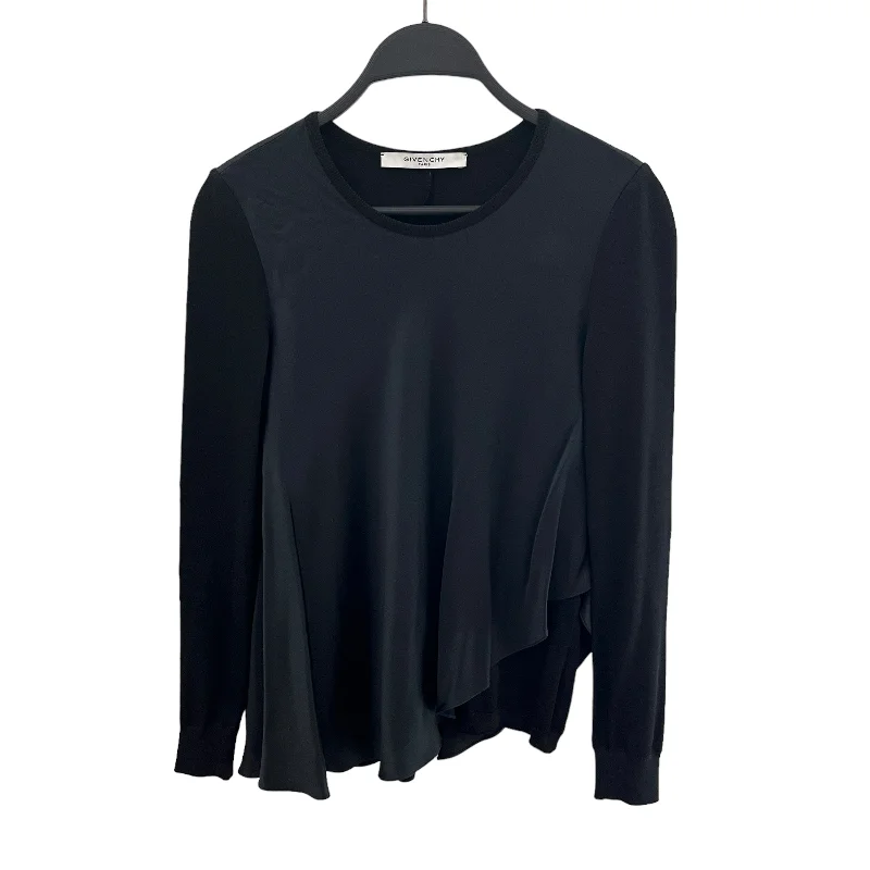Price Reduction GIVENCHY/Sweatshirt/XS/BLK/drape sweater