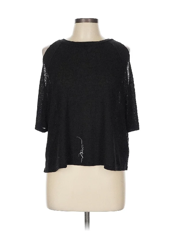 Deep Discounts fashionable quilted coat3/4 Sleeve T Shirt