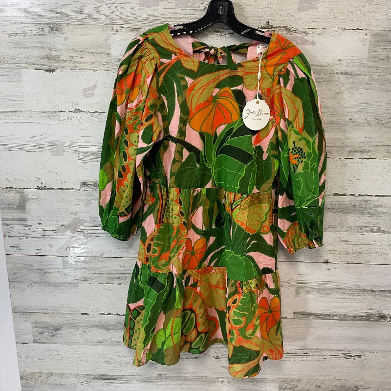 Clearance Sale relaxed fit dressDress Casual Short By Julie Brown In Green, Size: M