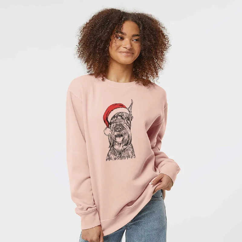 Amazing Deals modern athletic hoodieSanta Zuri the Giant Schnauzer - Unisex Pigment Dyed Crew Sweatshirt Amazing Deals modern athletic hoodieSanta Zuri the Giant Schnauzer - Unisex Pigment Dyed Crew Sweatshirt