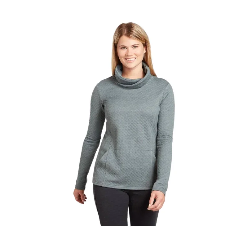 Discount Deals Kuhl Women's Athena Pullover - Pewter Green