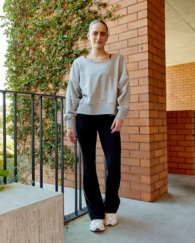 Flash Deals Tempo Sweater - Light Grey Marl