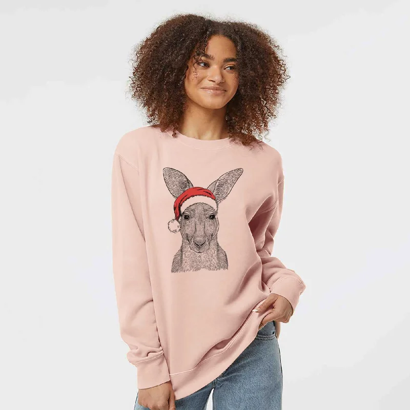 Unbeatable Prices comfy workout sweatshirtSanta Roger the Red Kangaroo - Unisex Pigment Dyed Crew Sweatshirt Unbeatable Prices comfy workout sweatshirtSanta Roger the Red Kangaroo - Unisex Pigment Dyed Crew Sweatshirt