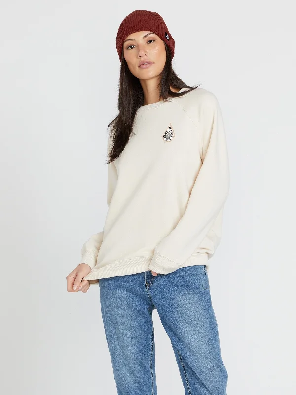 Exclusive Access Stone Magic Boyfriend Crew Sweatshirt - Cloud
