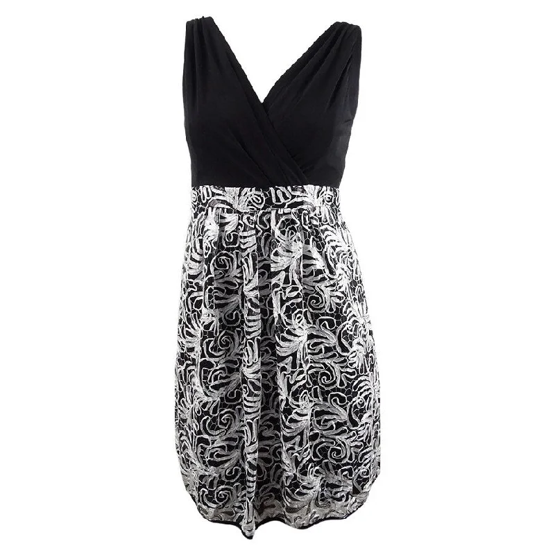 Sale Event fitted cocktail dressR&M Richards Women's Soutache Fit & Flare Dress
