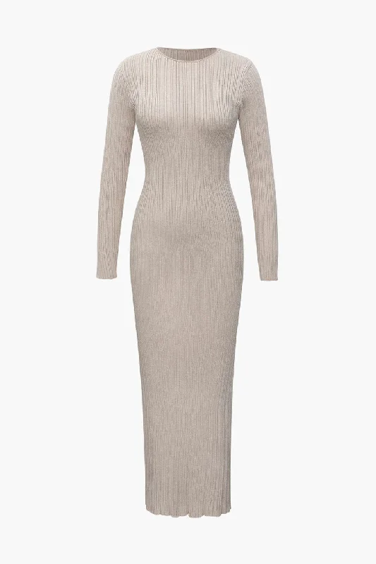 Daily Deals layered dressA&A Casual Knit Ribbed Body Maxi