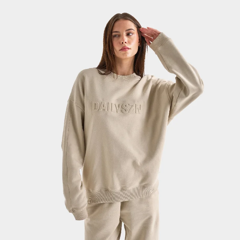 Weekend Flash Sale DAILYSZN Women's Legacy Crewneck / Cobblestone