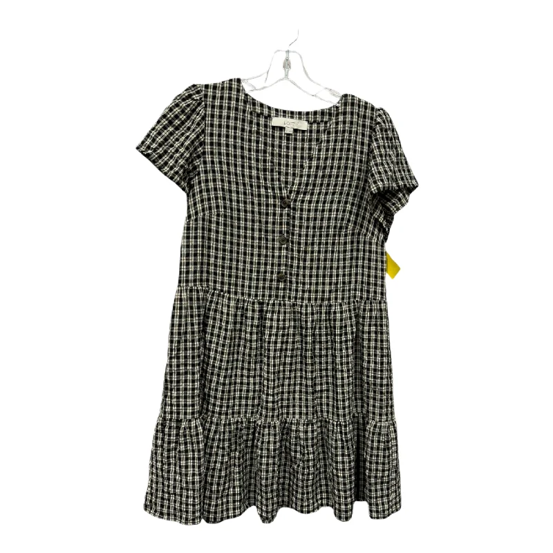 Sale Event lace dressDress Casual Short By Loft In Black & Tan, Size: S