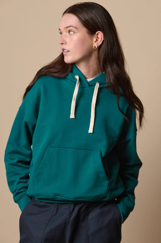 Discount Mania Women's Hooded Sweatshirt - Teal