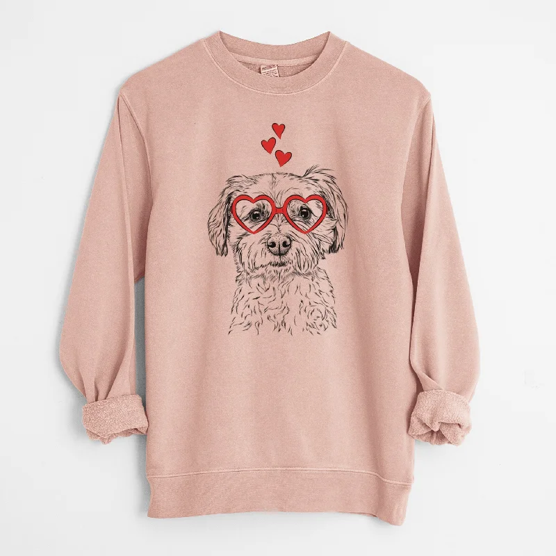 Blowout Deals performance hoodie for gymValentine Wyatt the Coton de Tulear - Unisex Pigment Dyed Crew Sweatshirt Blowout Deals performance hoodie for gymValentine Wyatt the Coton de Tulear - Unisex Pigment Dyed Crew Sweatshirt