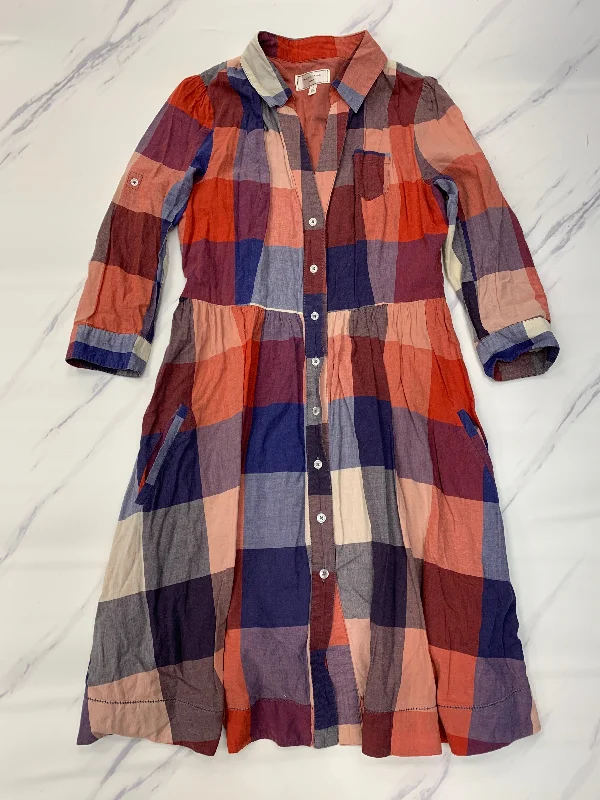 Blowout Sale layered dressDress Casual Midi By Moulinette Soeurs In Plaid Pattern, Size: S Blowout Sale layered dressDress Casual Midi By Moulinette Soeurs In Plaid Pattern, Size: S