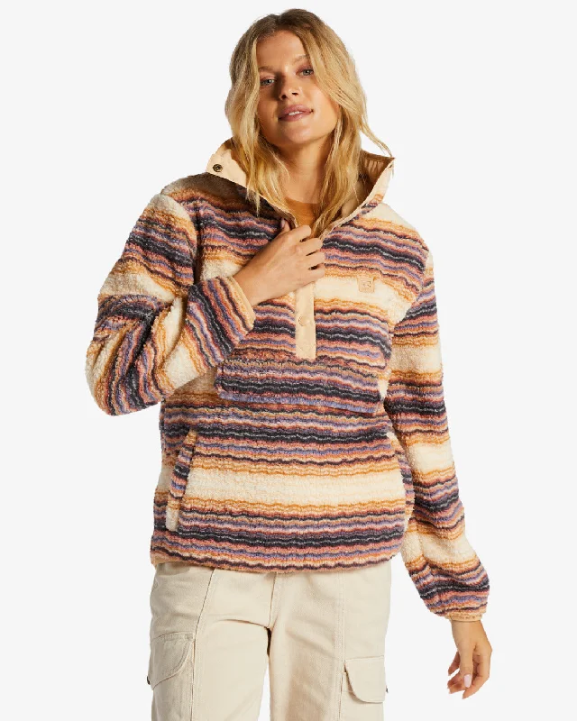 Price Rollback Switchback Mock Neck Fleece - Oat