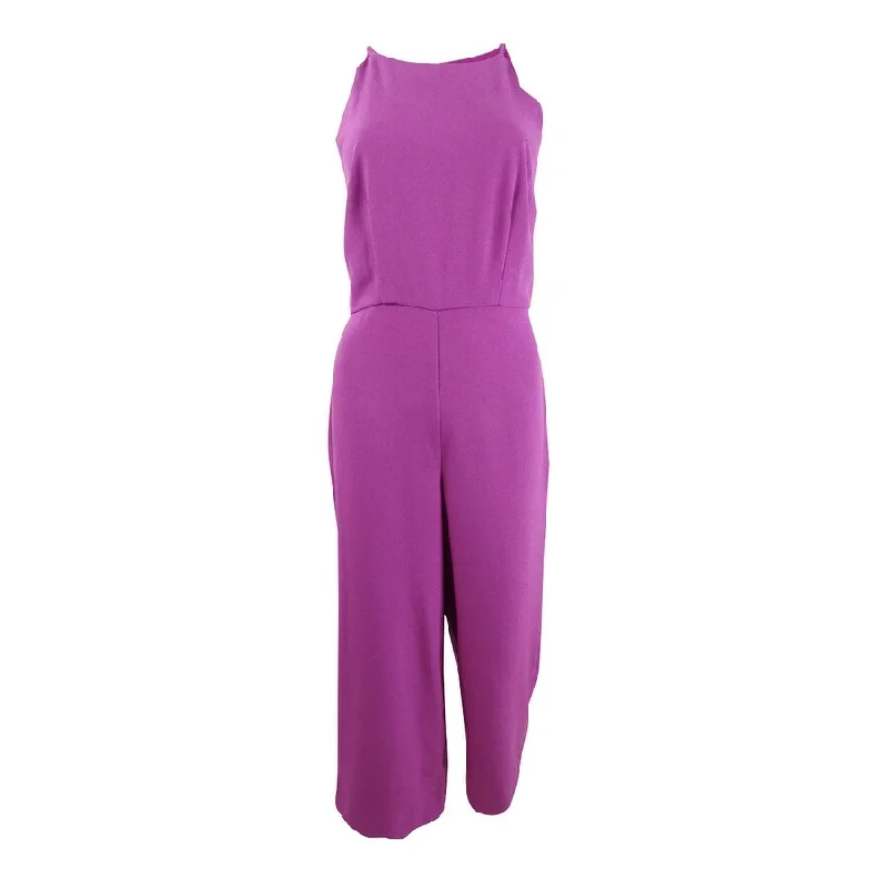 Deal Explosion off-the-shoulder dressMaison Jules Women's Scalloped Halter Jumpsuit