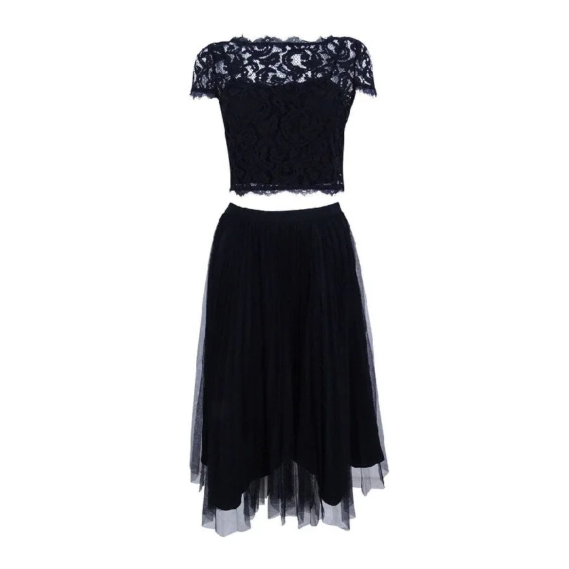 Deal Zone trendy dressAdrianna Papell Women's Two-Piece Lace Skirt Set