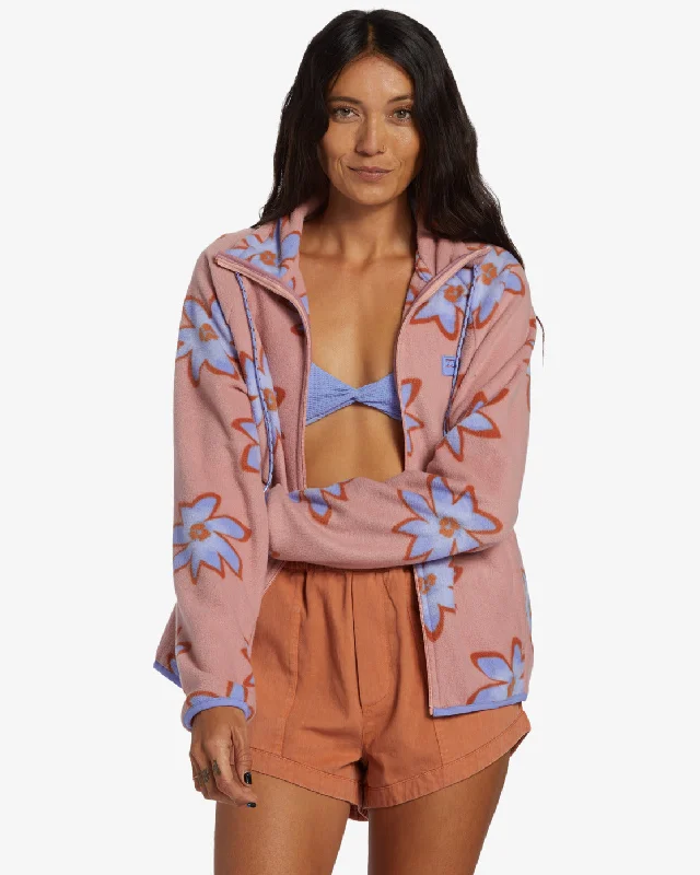 Amazing Deals Boundary Zip-Up Sweatshirt - Dawn Pink
