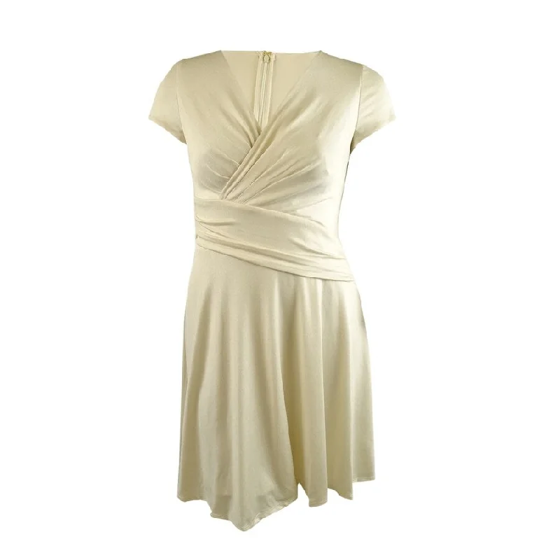 Price Break backless dressLauren Ralph Lauren Women's Foil-Print Jersey Cocktail Dress (12, Winter Cream) Price Break backless dressLauren Ralph Lauren Women's Foil-Print Jersey Cocktail Dress (12, Winter Cream)