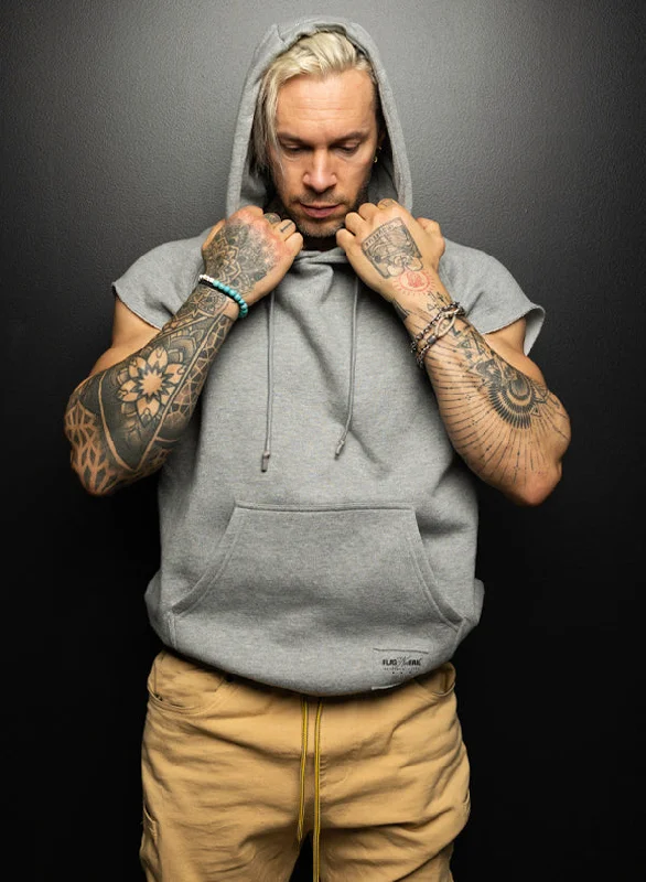 Instant Savings ESSENTIAL SLEEVELESS SWEATSHIRT - GREY