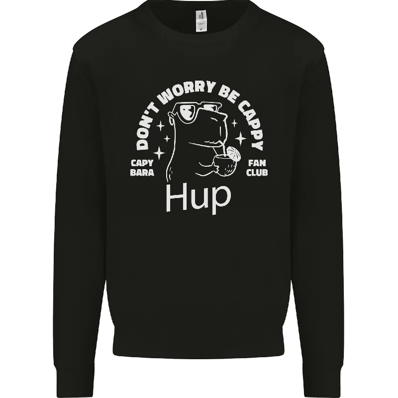Bargain Prices lightweight fitness hoodieBe Cappy Funny Capybara Mens Sweatshirt Jumper Bargain Prices lightweight fitness hoodieBe Cappy Funny Capybara Mens Sweatshirt Jumper