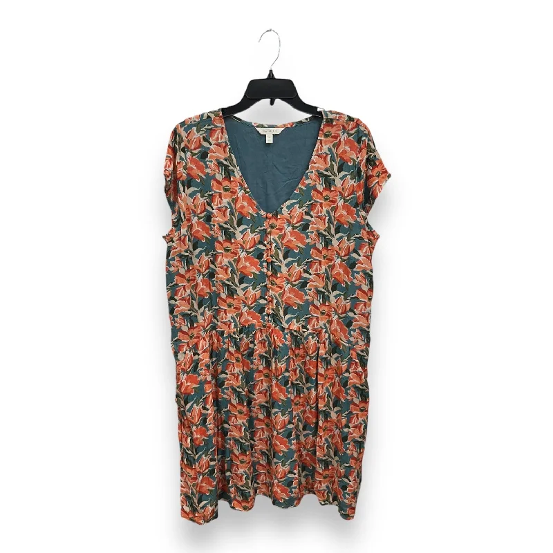 Instant Discount textured dressDress Casual Short By Garnet Hill In Multi-colored, Size: Xl Instant Discount textured dressDress Casual Short By Garnet Hill In Multi-colored, Size: Xl