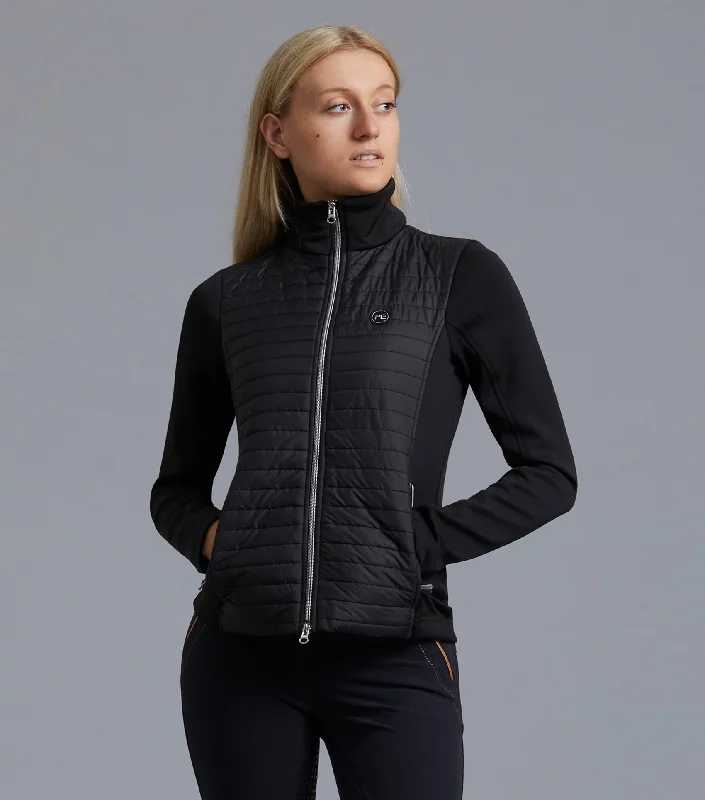 TIME-Limited Offer Elena Ladies Hybrid Technical Riding Jacket Black
